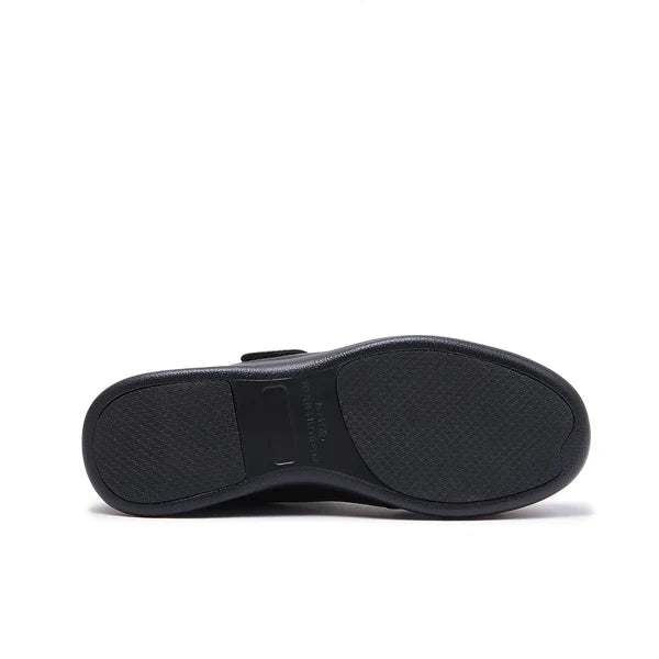 CASSIE MARYJANE BLACK LEATHER - WIDE FIT